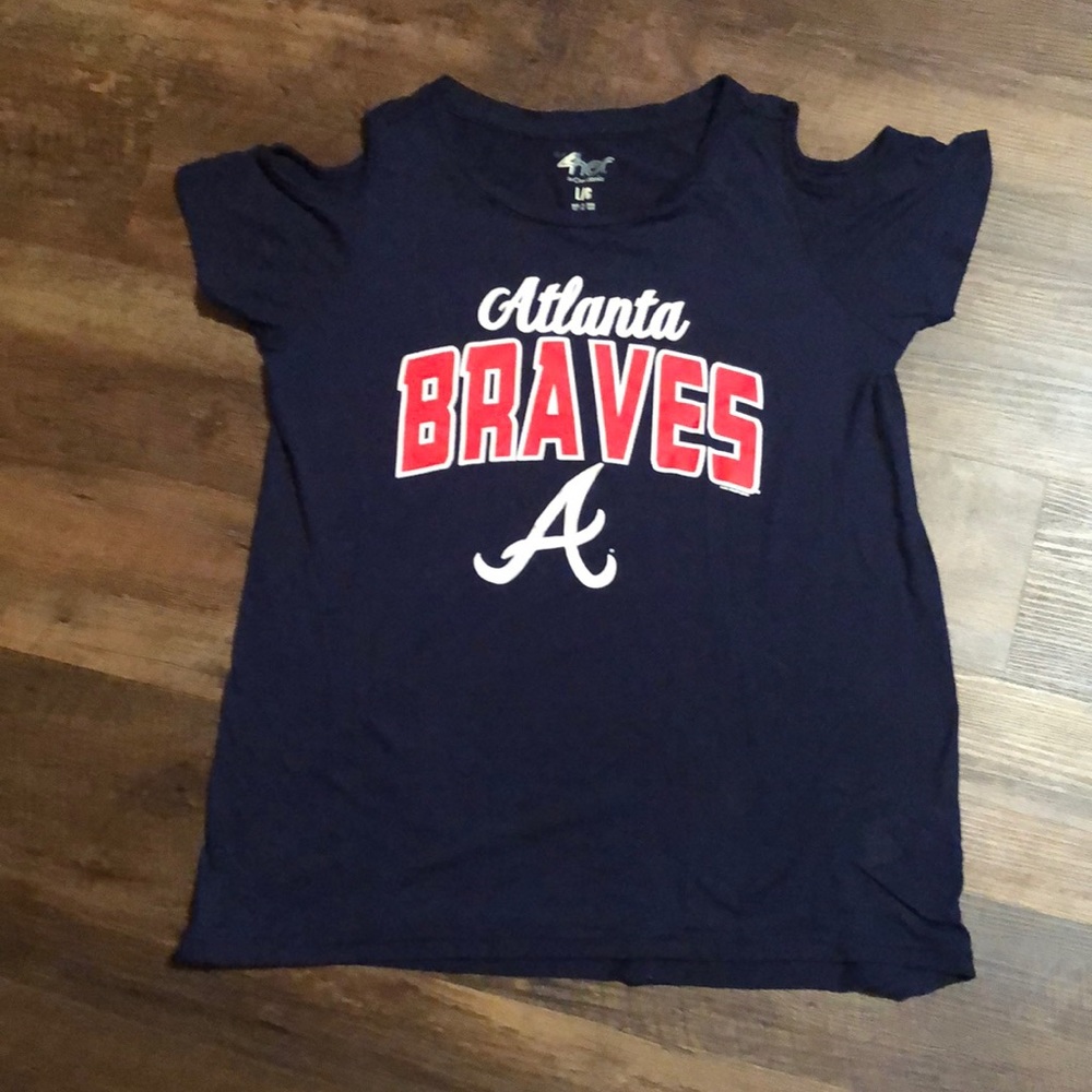 Cold-Shoulder Atlanta Braves Shirt